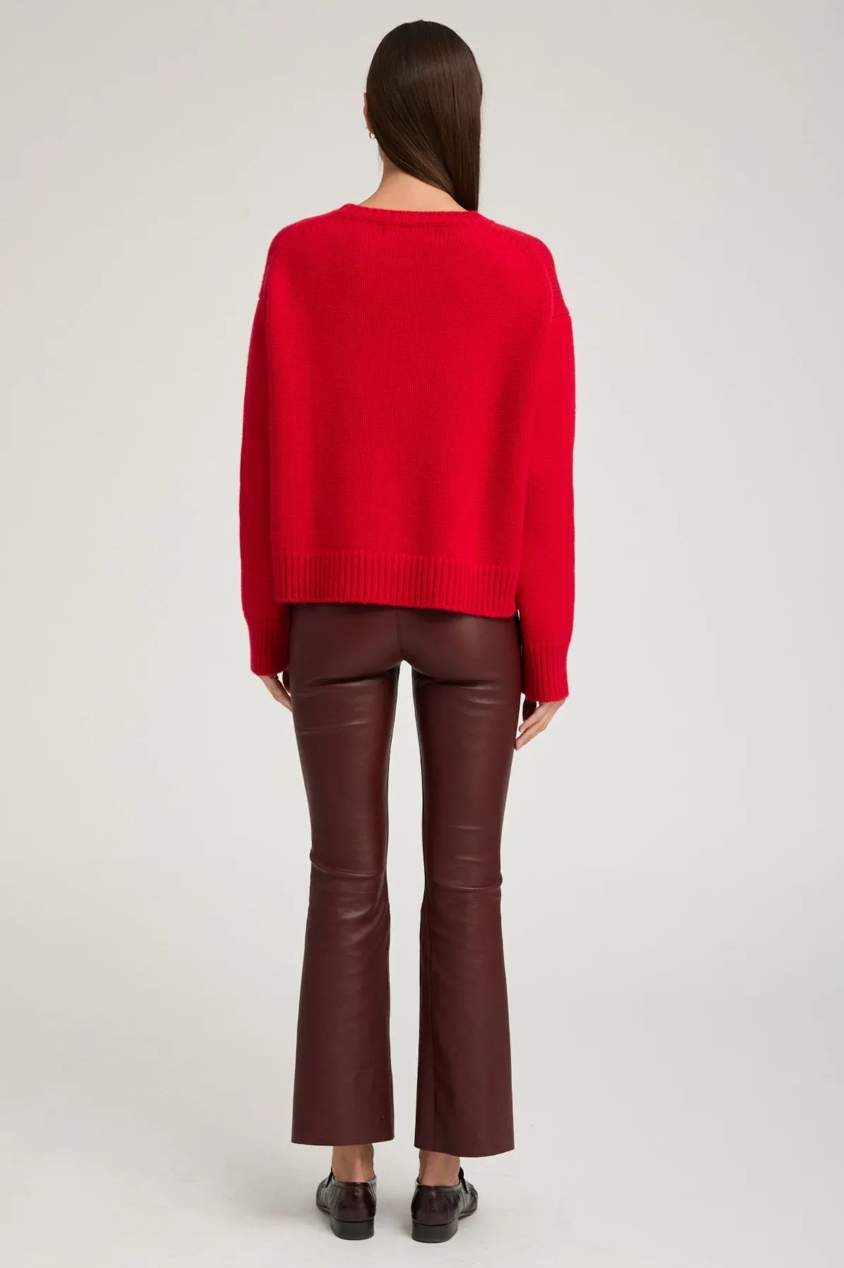 Red Heavy Cashmere Sweater