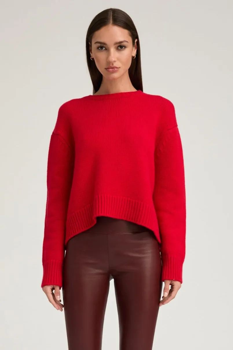 Red Heavy Cashmere Sweater