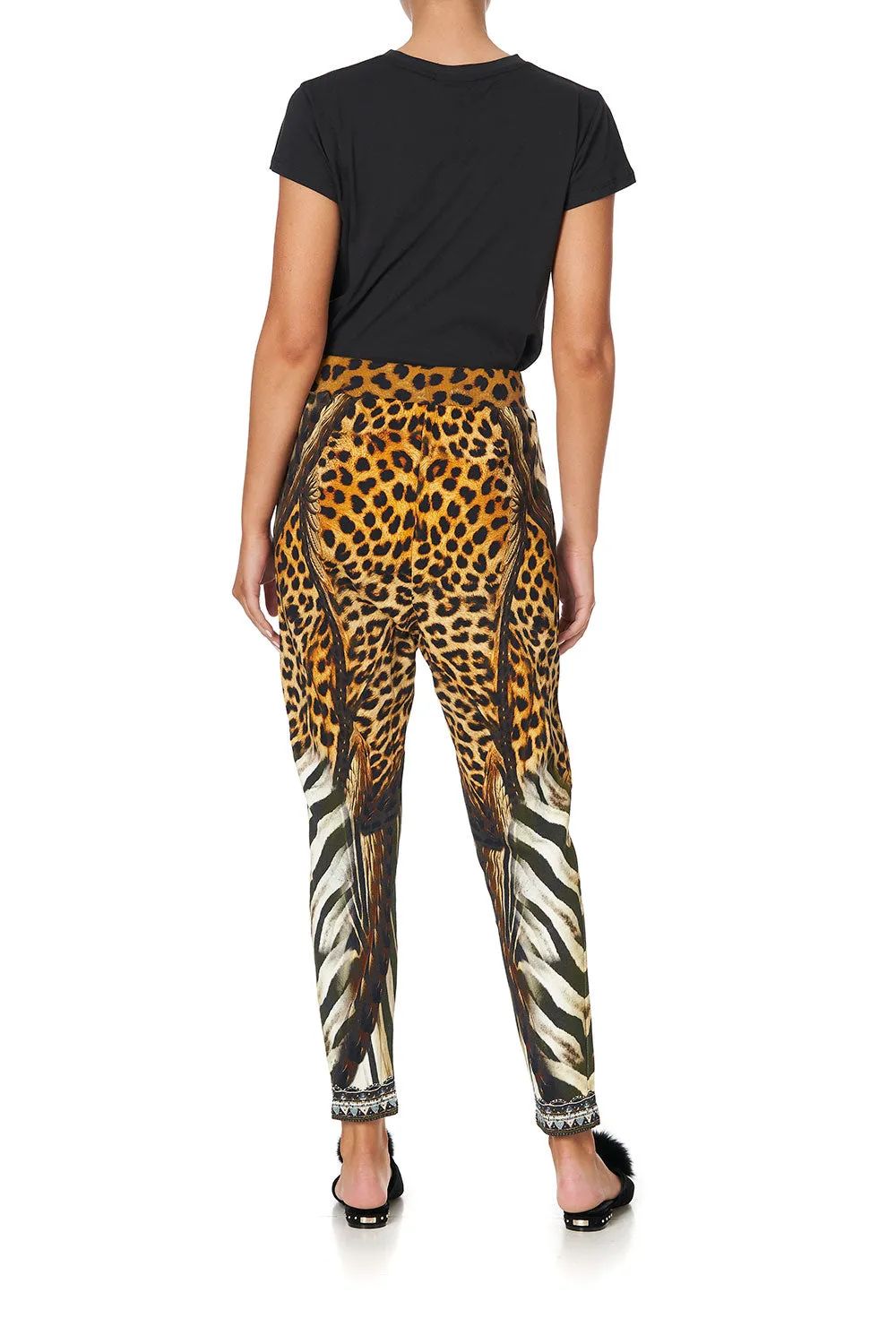 RIB WAIST RELAXED PANT NINE LIVES