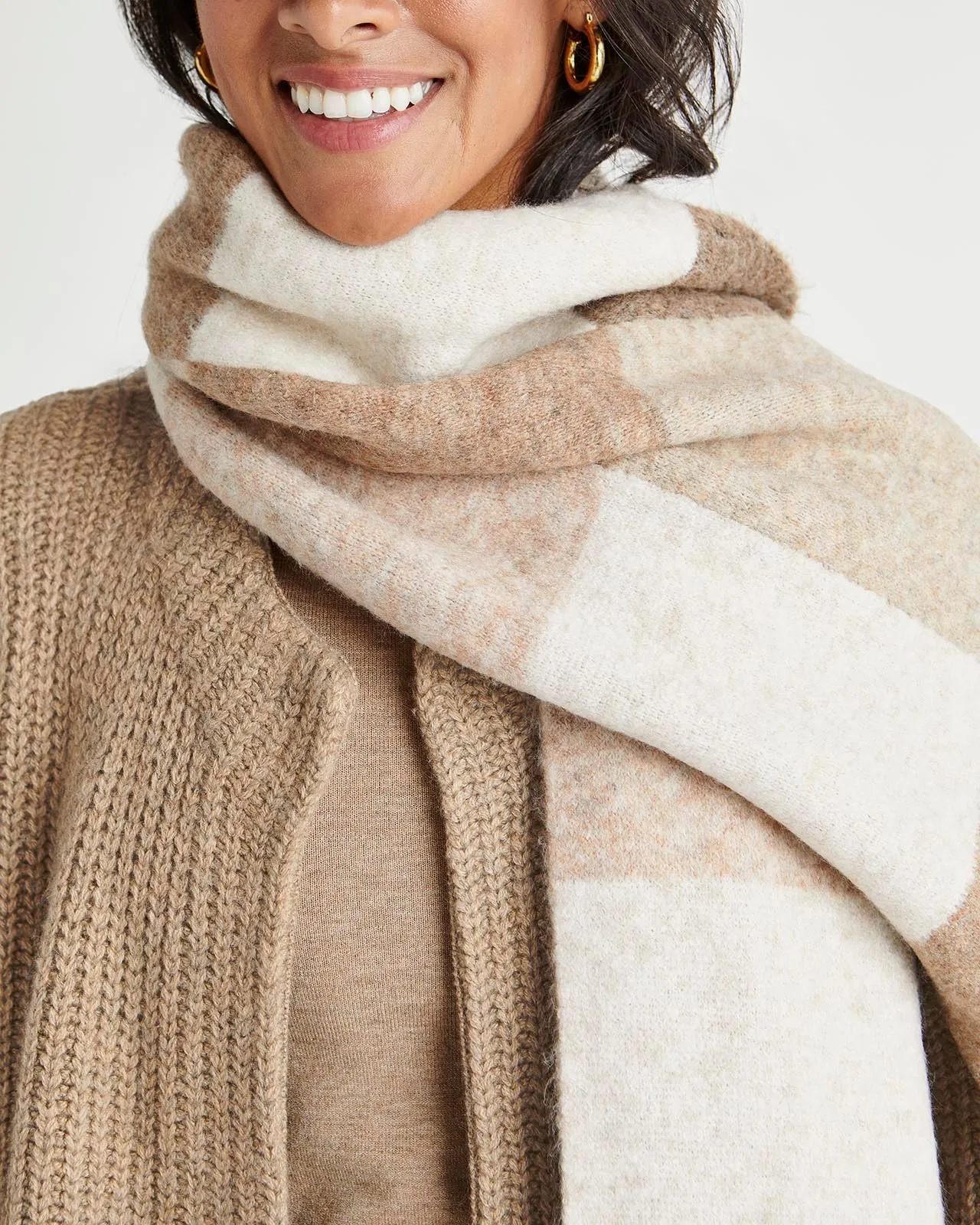 Splendid x Cella Jane Plaid Scarf