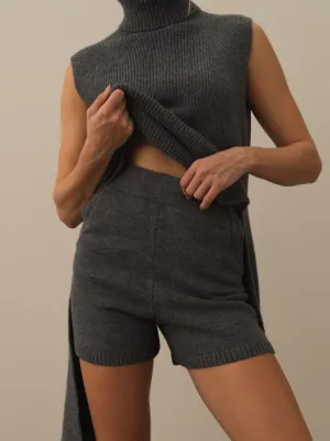 Stella High Waisted Knitwear Shorts