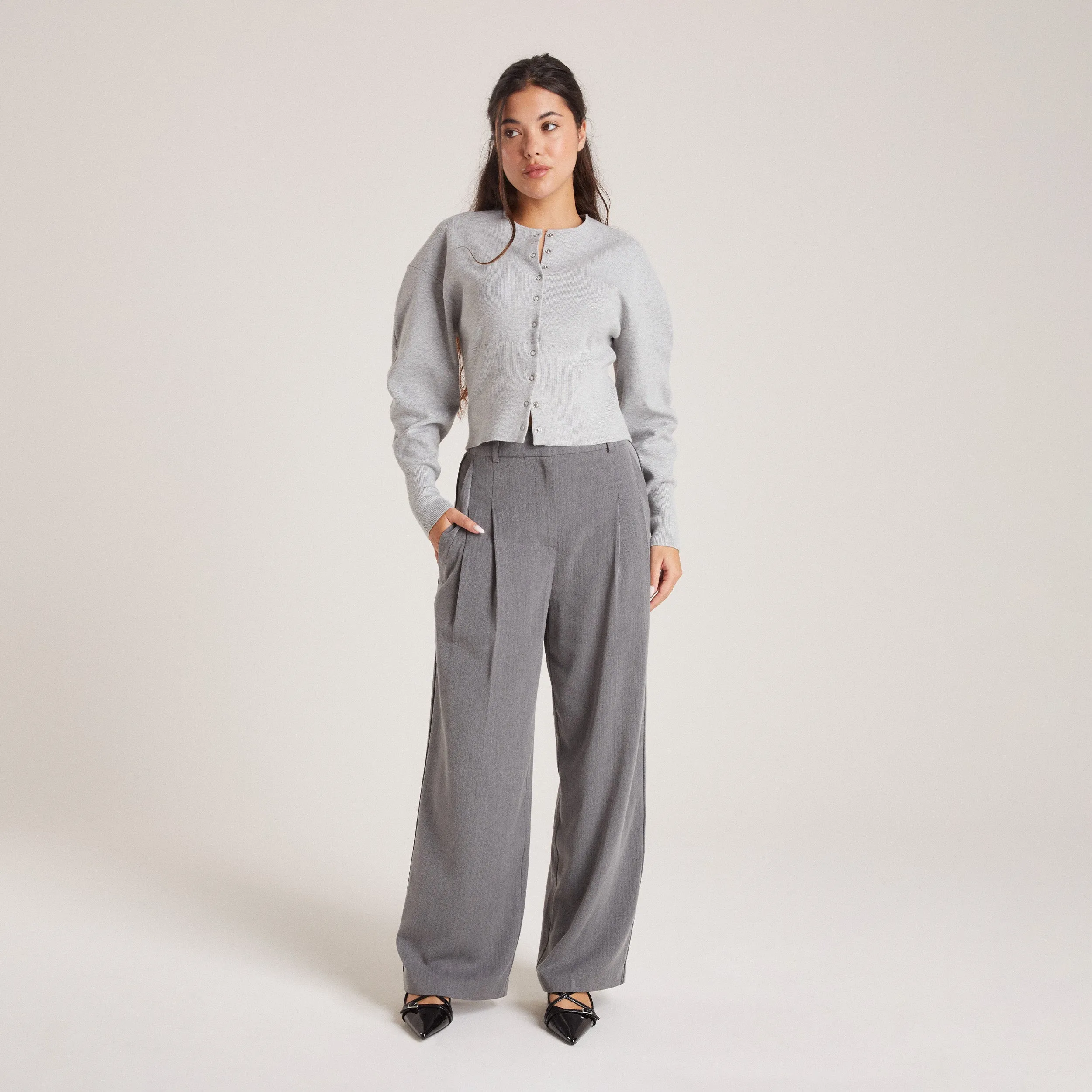 Tailored Trousers - Grey