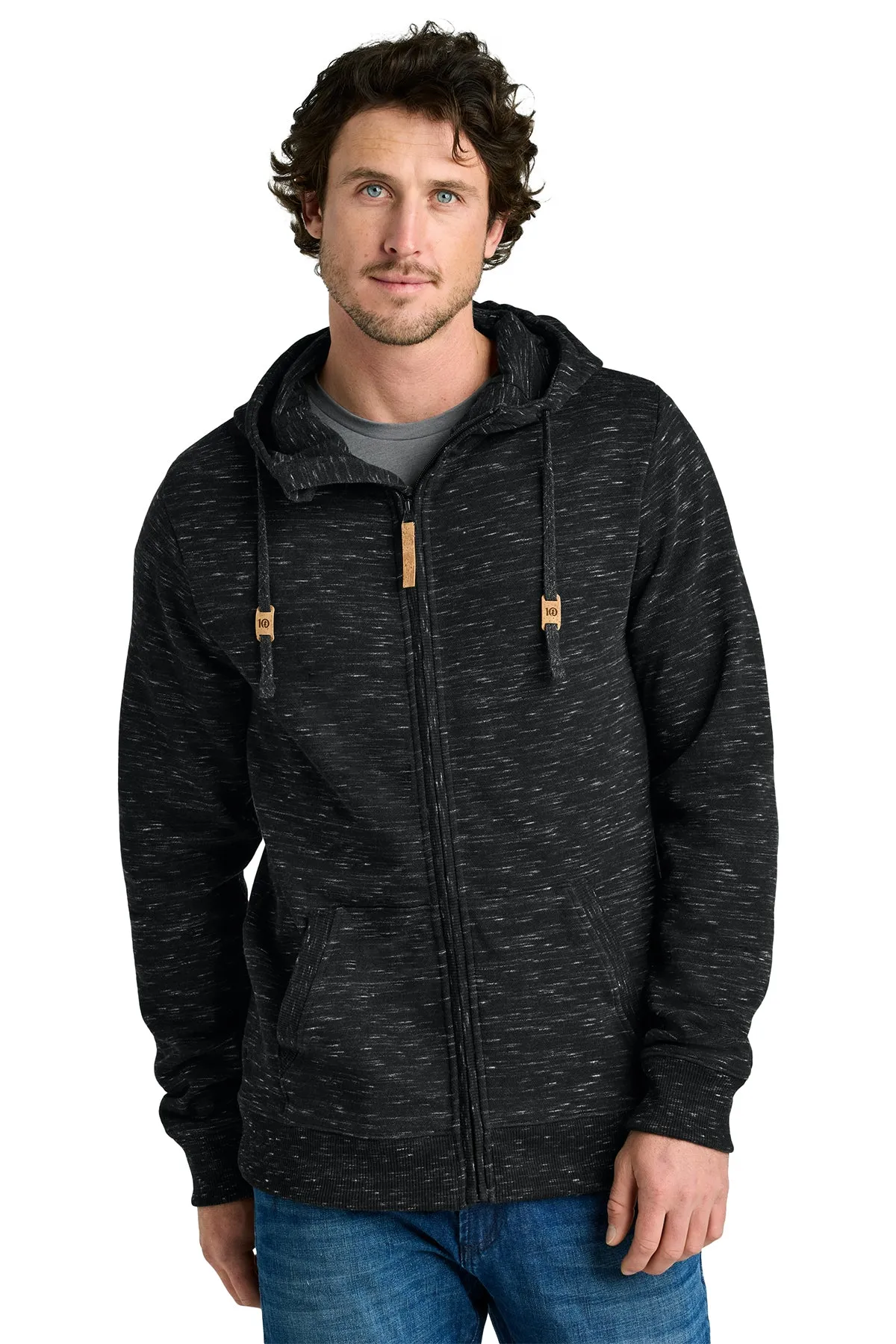 tentree Space Dye Fleece Full-Zip Hoodie