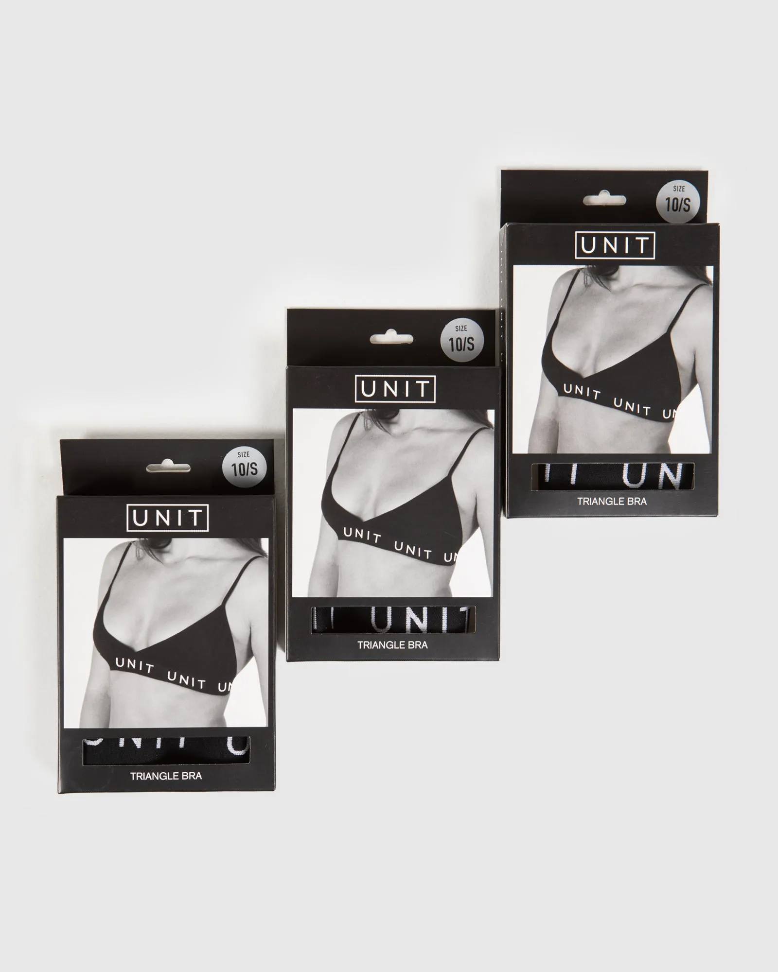 UNIT Layer Ladies Triangle Bra - 3 Pack