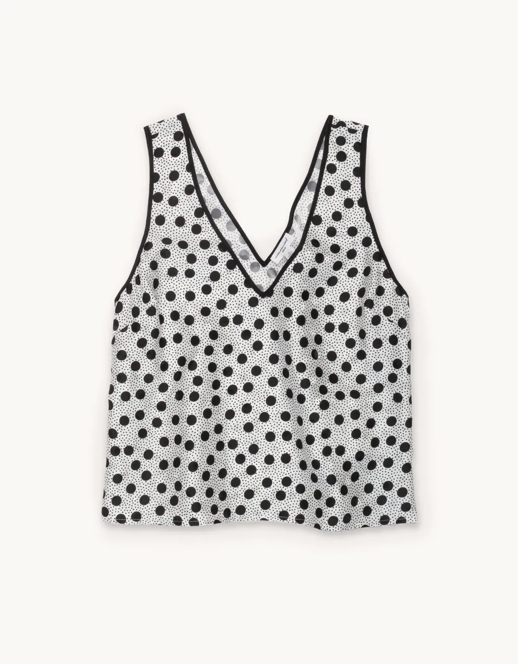 unsubscribed silk jacquard tank