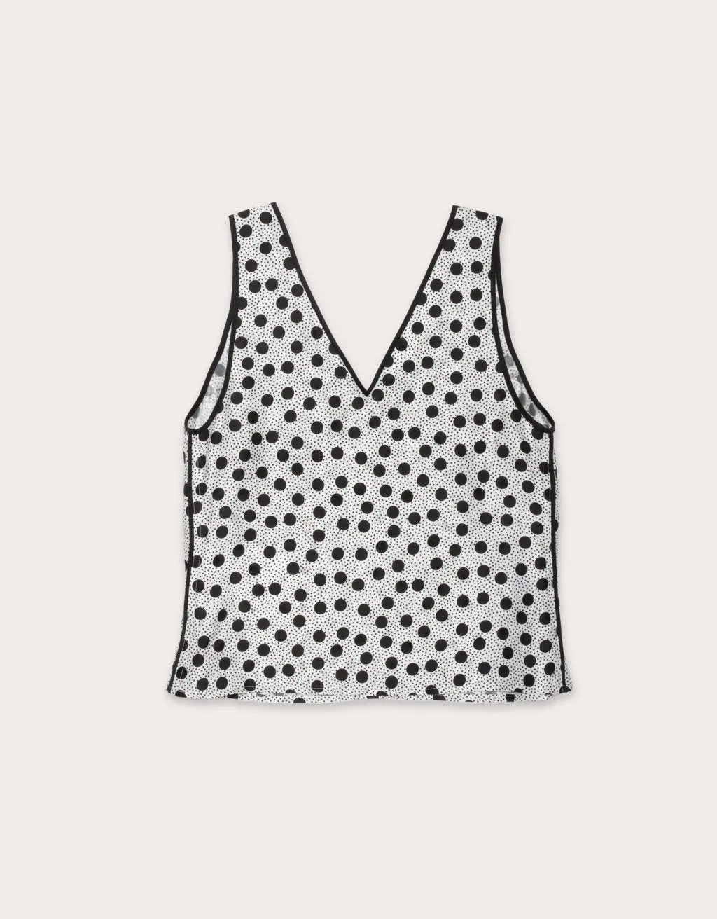 unsubscribed silk jacquard tank