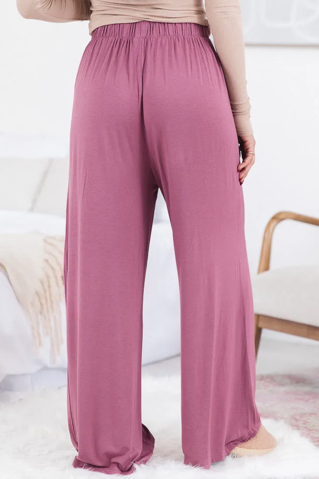 What You Have Berry Flowy Lounge Pants FINAL SALE