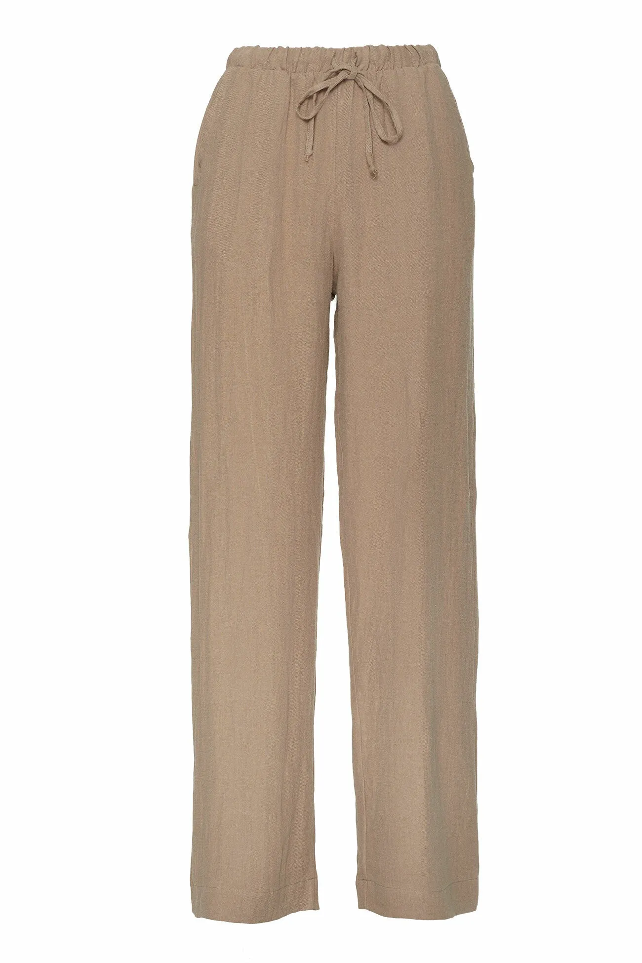 Women's Wide Leg Linen Pant