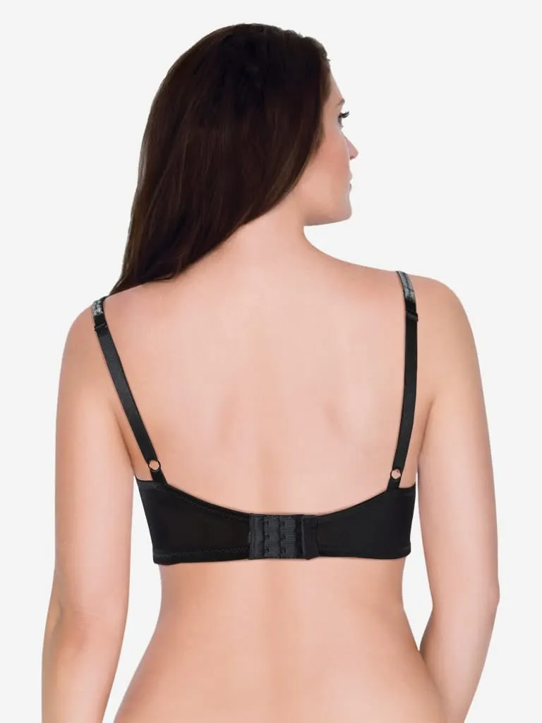 Wunderlove Curves Black Comfort Padded Bra